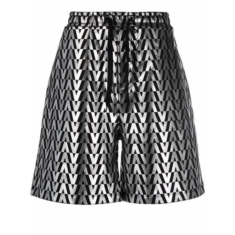 Valentino Garavani Garavani High-Shine Monogram Shorts