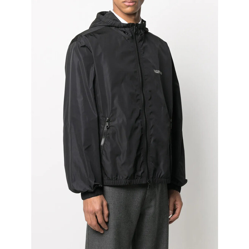 Valentino Garavani Garavani Hooded Logo Jacket VV3CI3685AT0NI