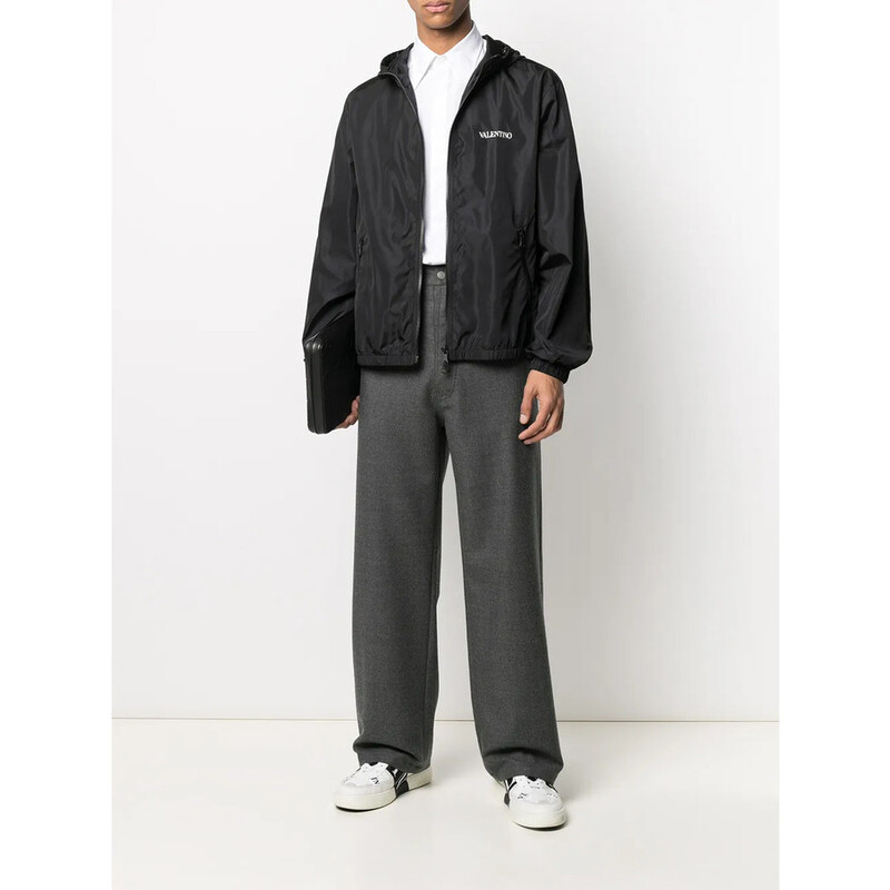 Valentino Garavani Garavani Hooded Logo Jacket VV3CI3685AT0NI