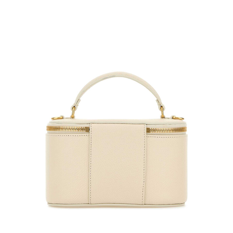 Valentino Garavani Garavani Ivory Leather Vlogo Signature Handbag