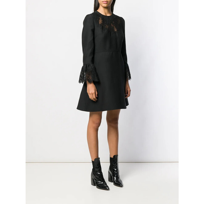 Valentino Garavani Garavani Lace Insert Mini Dress SB3VANB71CF0NO - Clothing, Valentino - Jomashop Valentino Garavani Garavani Lace Insert Mini Dress SB3VANB71CF0NO - Clothing, Valentino - Jomashop