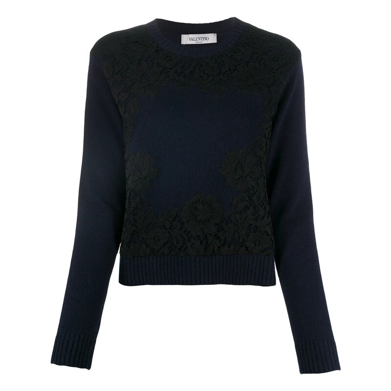 Valentino Garavani Garavani Lace Overlay Jumper UB3KCB425MVC98