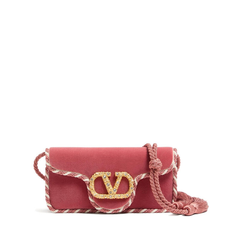 Valentino Garavani Garavani Loco Velvet Clutch WB0R92GNLDZB