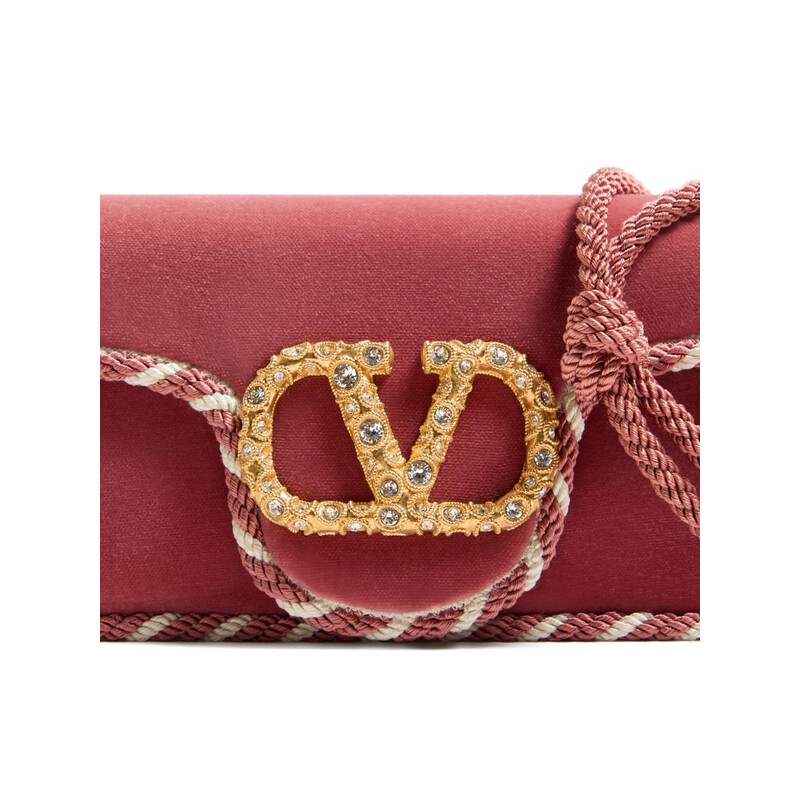 Valentino Garavani Garavani Loco Velvet Clutch WB0R92GNLDZB