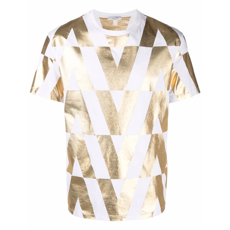 Valentino Garavani Garavani Logo Print Cotton T-Shirt