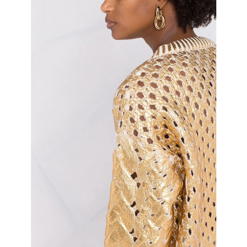 valentino garavani ニットカーディガン イタリア製 VALENTINO GARAVANI Appliquéd cable-knit wool cardigan | THE OUTNET