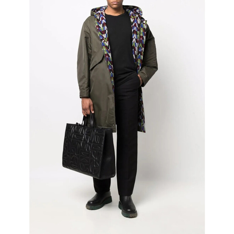 Valentino Garavani Garavani Optical-Print Parka Coat