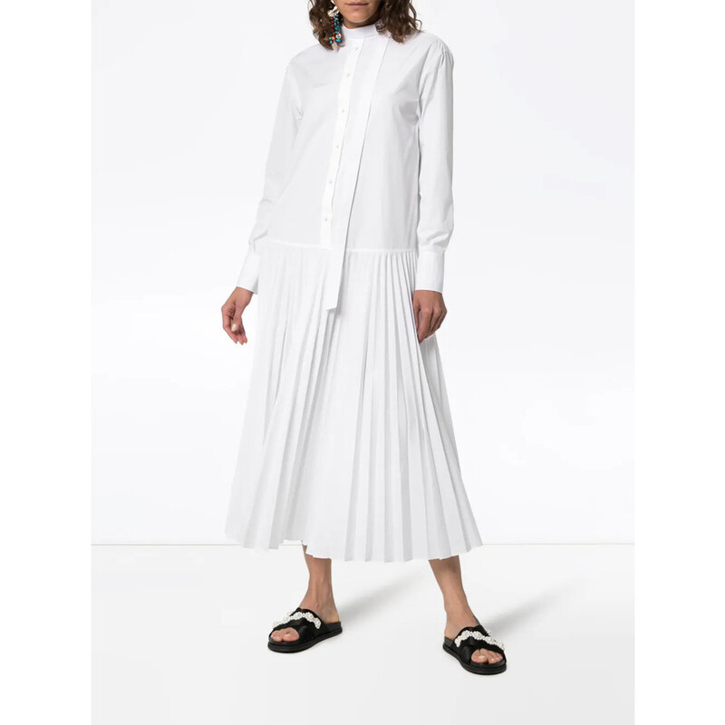 strapless open back dress Lace Trim Pleated Cape Sleeve Maxi Dress