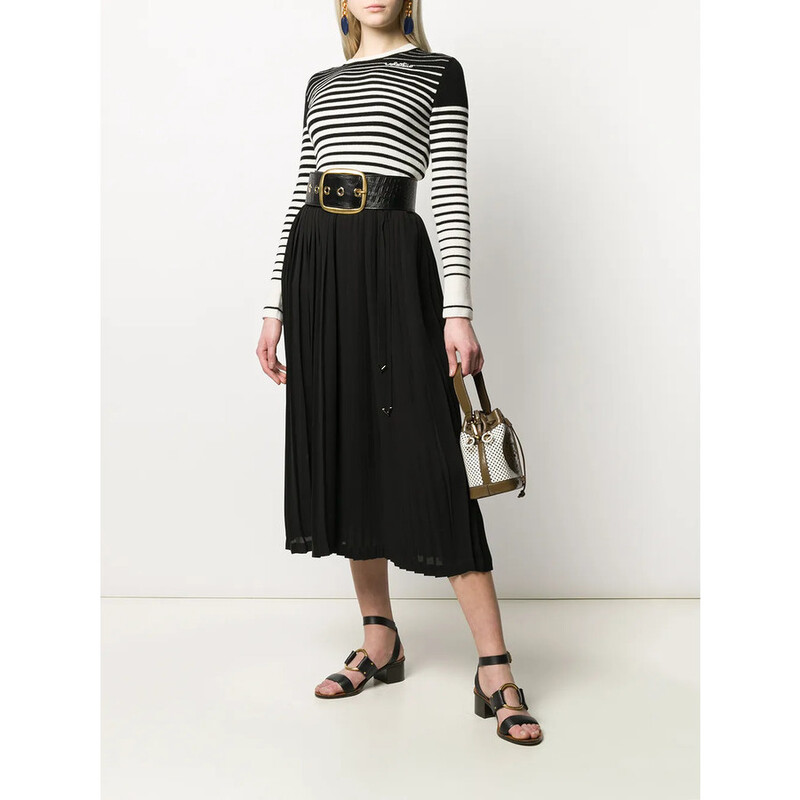 Valentino Garavani Garavani Pleated Midi Skirt TBDRA5R01MH0NO