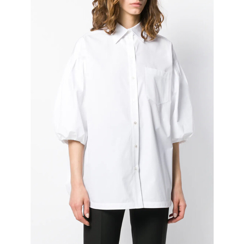 Valentino Garavani Garavani Puff Sleeve Poplin Shirt