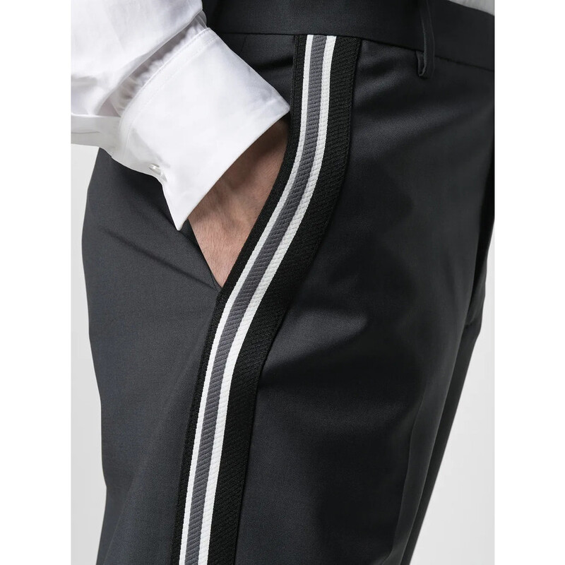 Valentino Garavani Garavani Side-Stripe Wide-Leg Tailored Trousers