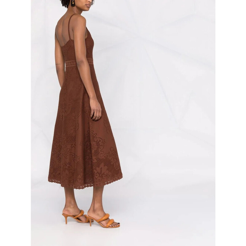 Valentino Garavani Garavani Sleeveless Floral Midi Dress