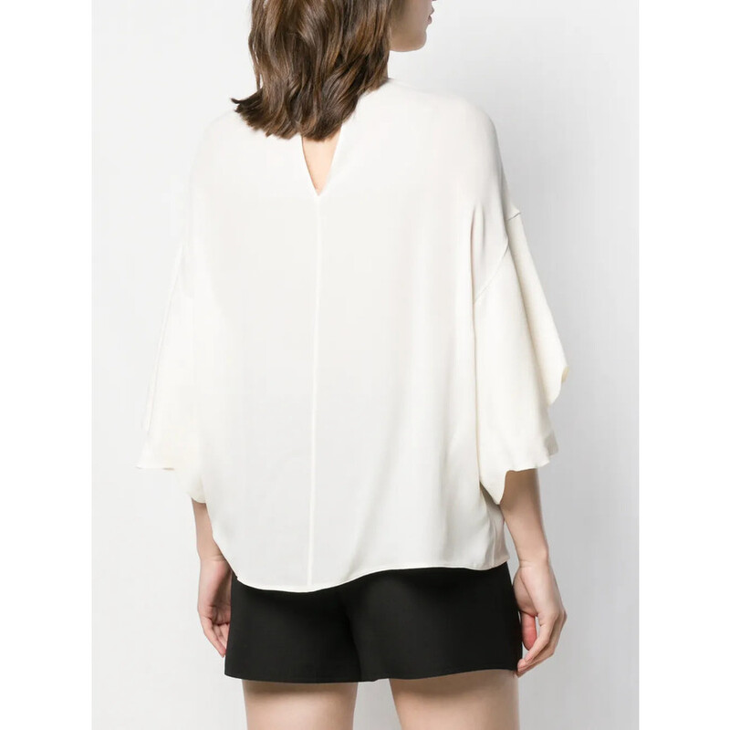 tulip sleeve blouse ホワイト Valentino Garavani Garavani Tulip Sleeve Blouse SBDAE4101MHA03
