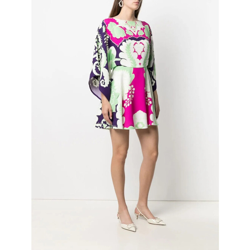 みづぽん様用 / VALENTINO GARAVANI Valentino Garavani Garavani Oriental Print Satin Dress