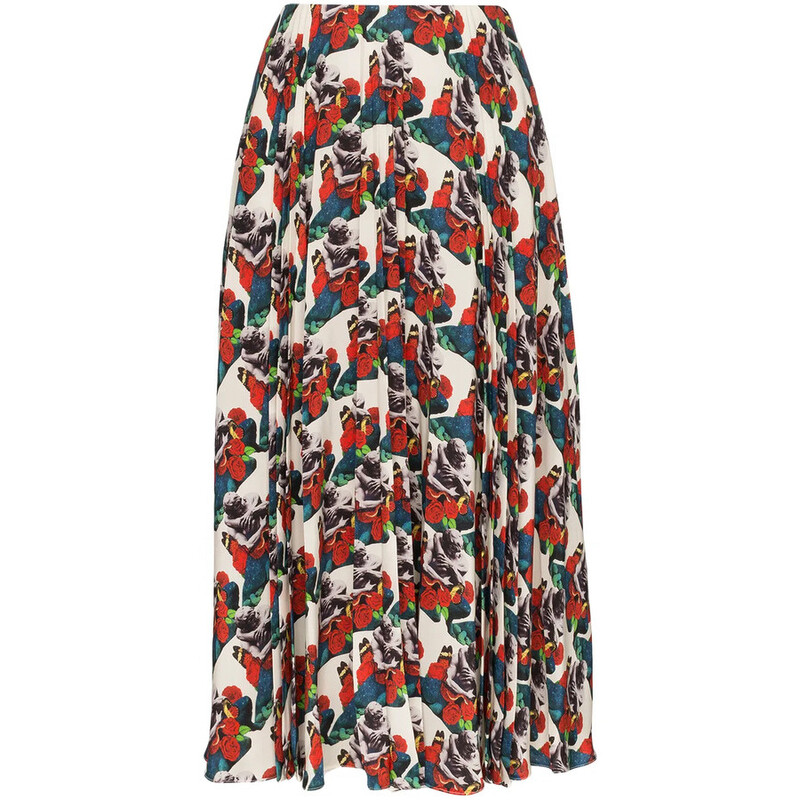 スカート VALENTINO GARAVANI Skirt Valentino Garavani Garavani X Undercover Lovers Print Pleated