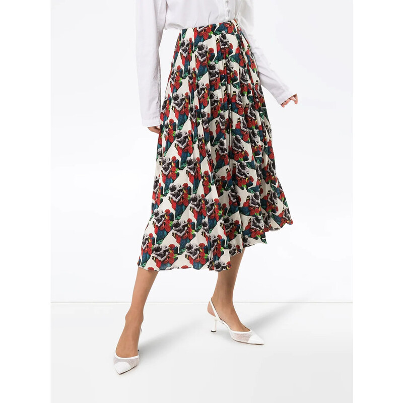 Valentino Garavani Garavani X Undercover Lovers Print Pleated