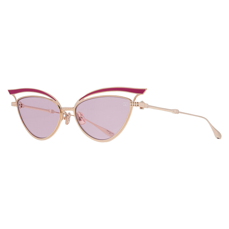 Valentino Garavani Glassliner Pink Cat Eye Ladies Sunglasses  display picture 1