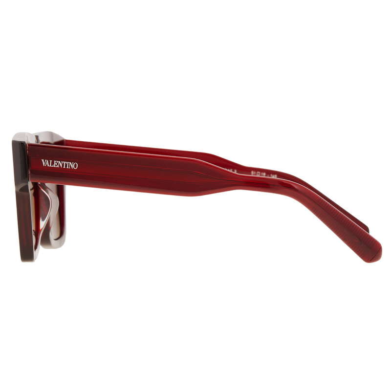 Valentino Garavani Grey Rectangular Unisex Sunglasses VLS-162 C 51