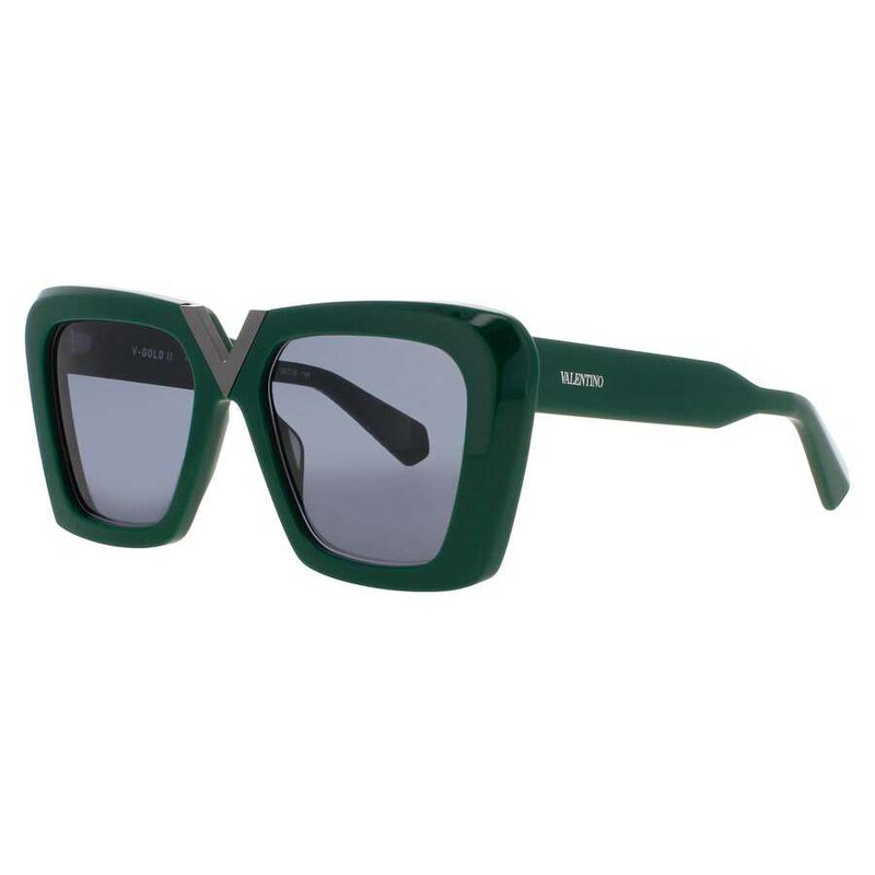 Valentino Garavani Ladies Brown Rectangular Sunglasses