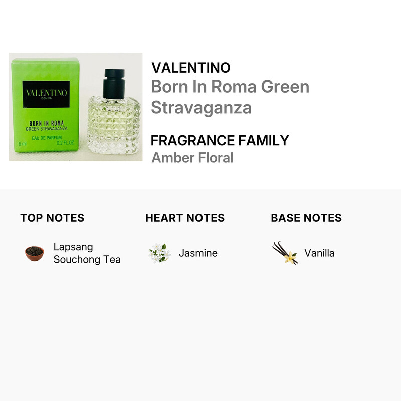 Valentino Garavani Ladies Donna Born In Roma Green Stravaganza EDP