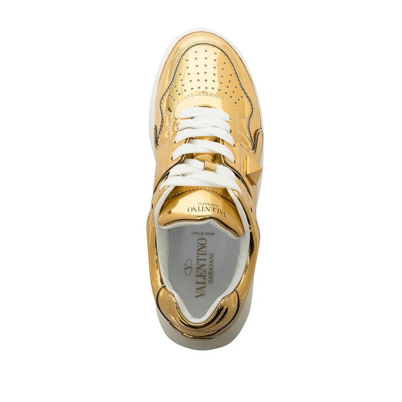 Valentino Garavani Ladies Gold Tone Sneakers, US Size 6