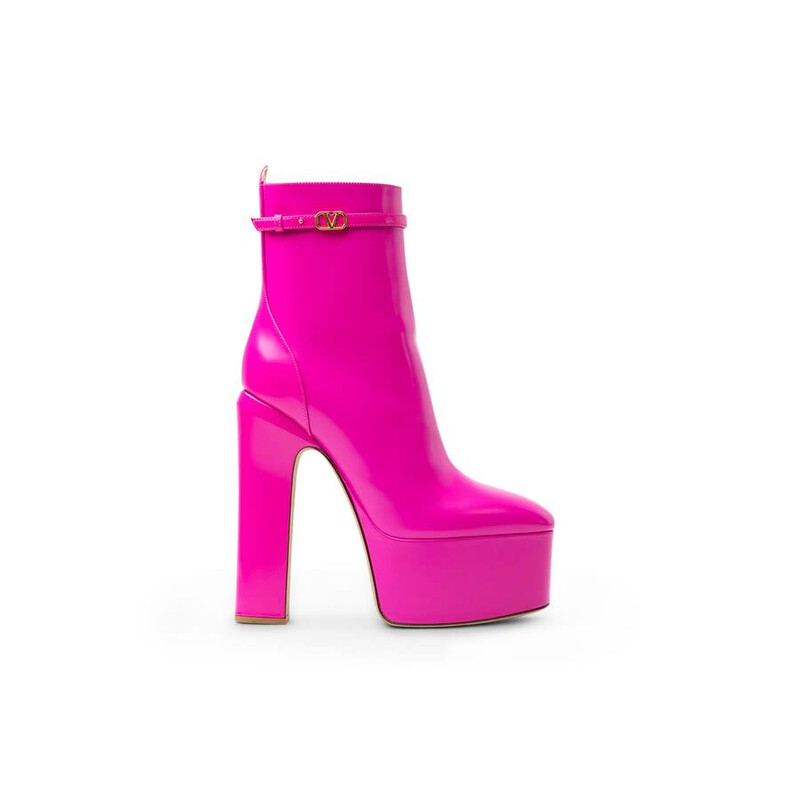 Valentino Garavani Ladies Pink Boots, US Size 11 1W0S0FE1ATZUWT
