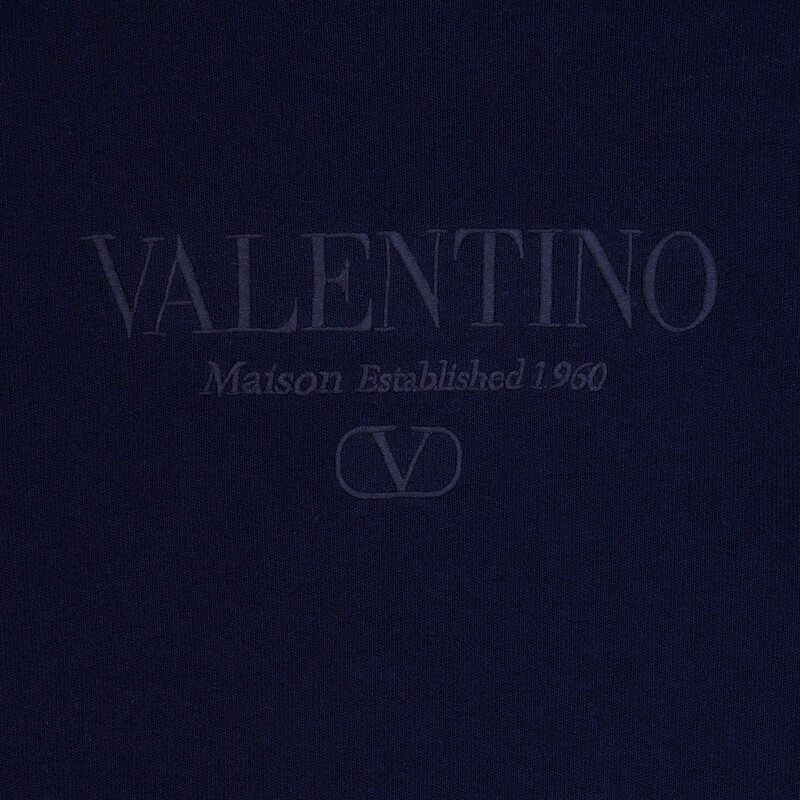 Valentino Garavani Logo Embroidered Crewneck Virgin Wool Jumper