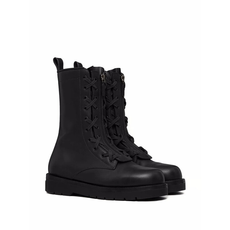 新品未使用VALENTINO ブラック アトリエ ブーツ　37 Valentino Garavani Men's Black Boots, US Size 10.5 XY0S0F78GLF0NO