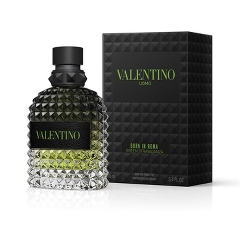 Valentino Men's Born in Roma Green Stravaganza EDT Spray 3.4 oz Fragrances 3614274024807