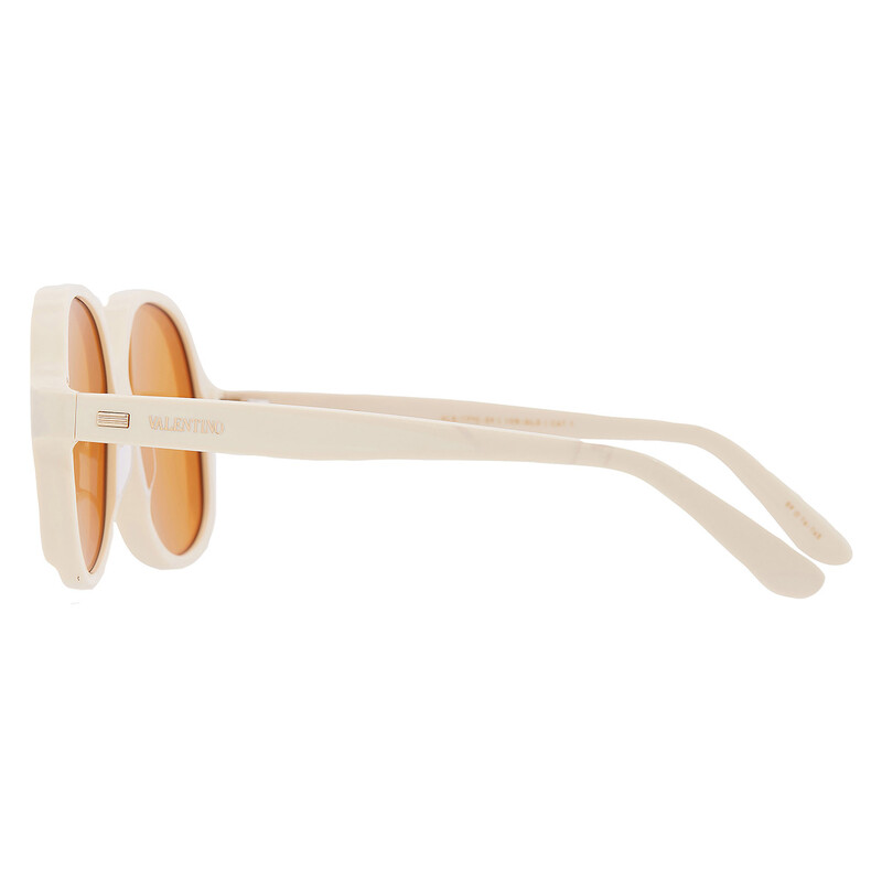 Valentino Garavani Orange Irregular Unisex Sunglasses VLS-177 C 59