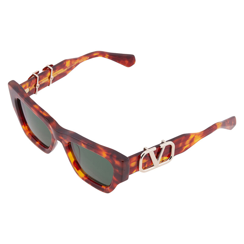 Valentino Garavani SETTE Green Cat Eye Ladies Sunglasses VLS-166 B