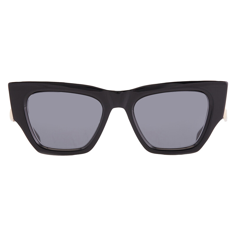 NEW VALENTINO VLS-166A GREY BLACK CAT EYE SUNGLASSES VALENTINO Valentino V-Sette Women Black Squared Cat Eye Sunglasses VLS  main image 4
