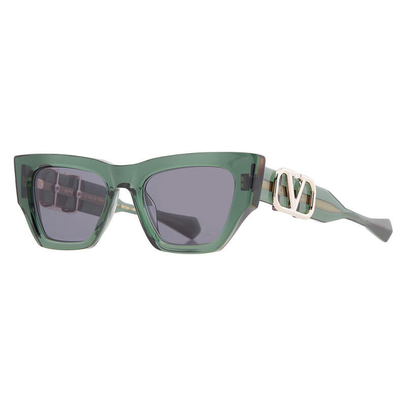 VALENTINO キャットアイサングラス Valentino Garavani V Goldcut II Acetate & Titanium Cat-Eye