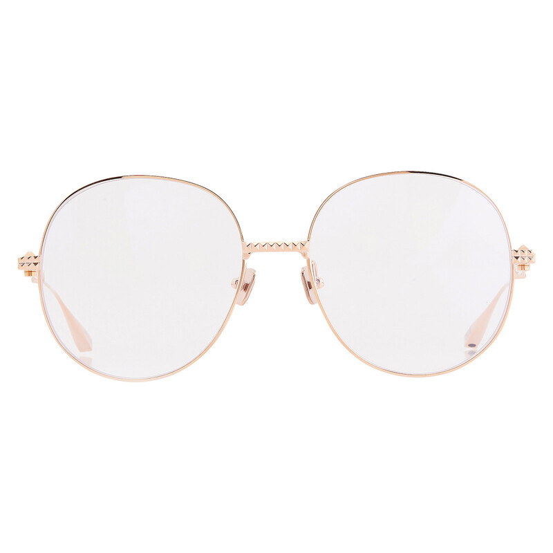 Valentino Garavani STUD- III Demo Round Ladies Eyeglasses VLX-136