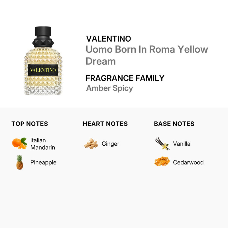 Valentino Garavani Uomo Born in Roma Yellow Dream EDT 100ml/3.4oz