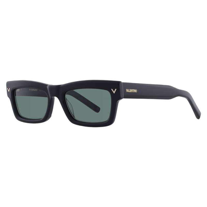 Valentino Garavani V - SHARP Green Rectangular Unisex Sunglasses