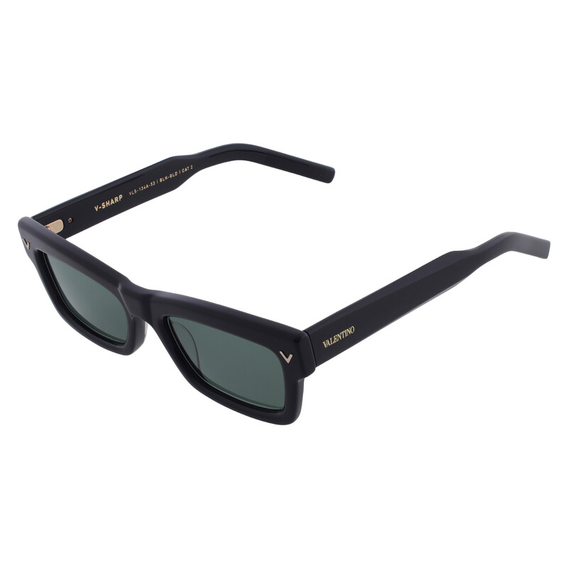 Valentino Garavani V - SHARP Green Rectangular Unisex Sunglasses
