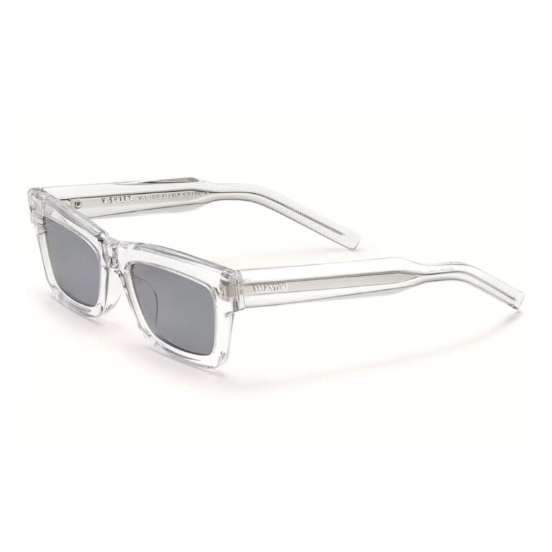 Valentino Garavani V - SHARP Smoke Rectangular Unisex 