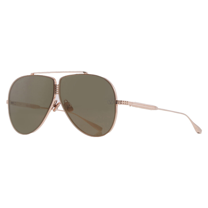 Valentino Garavani XVI G-15 Gold Flash Mirror Pilot Unisex