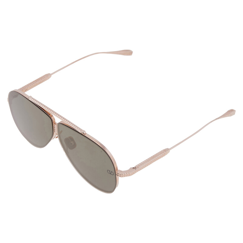 Valentino Garavani XVI G-15 Gold Flash Mirror Pilot Unisex