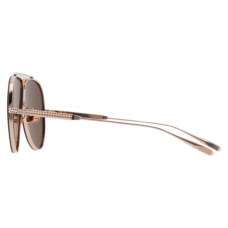 Valentino Garavani XVI G-15 Gold Flash Mirror Pilot Unisex