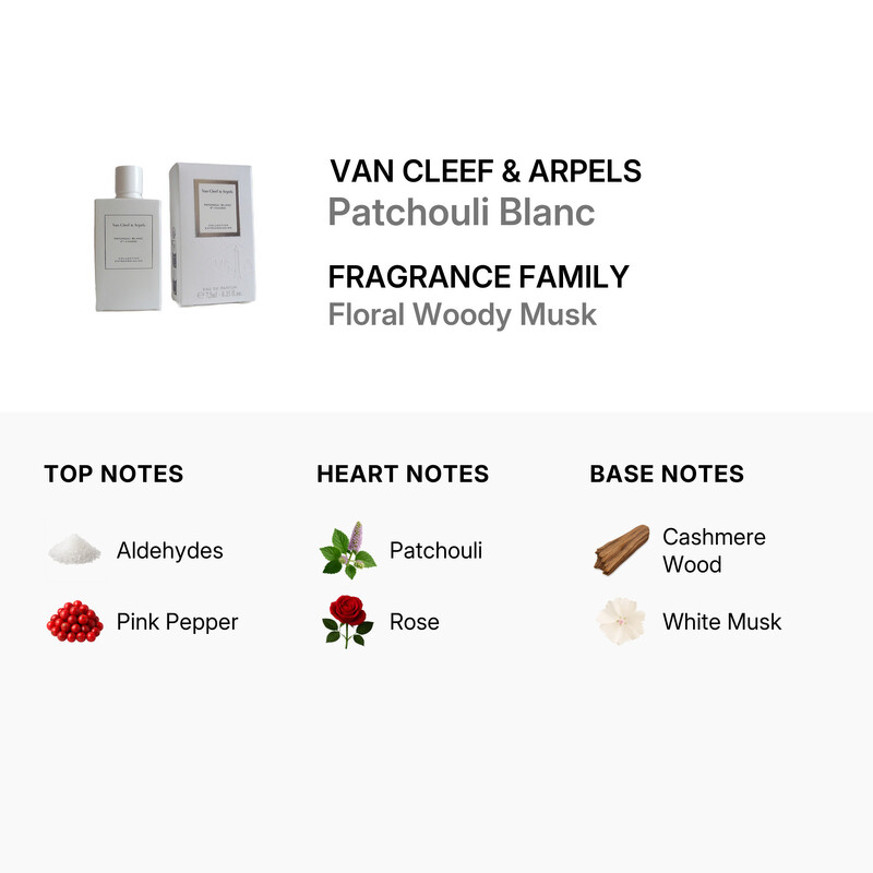 Van Cleef & Arpels Unisex Extraordinaire Patchouli Blanc EDP