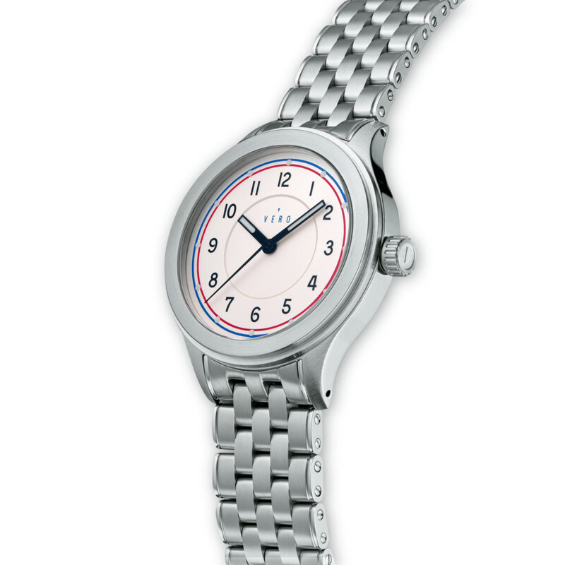 Meridian Dial Vero Meridian Manual Wind Hand Wind White Dial Men's Watch MER-01 ...