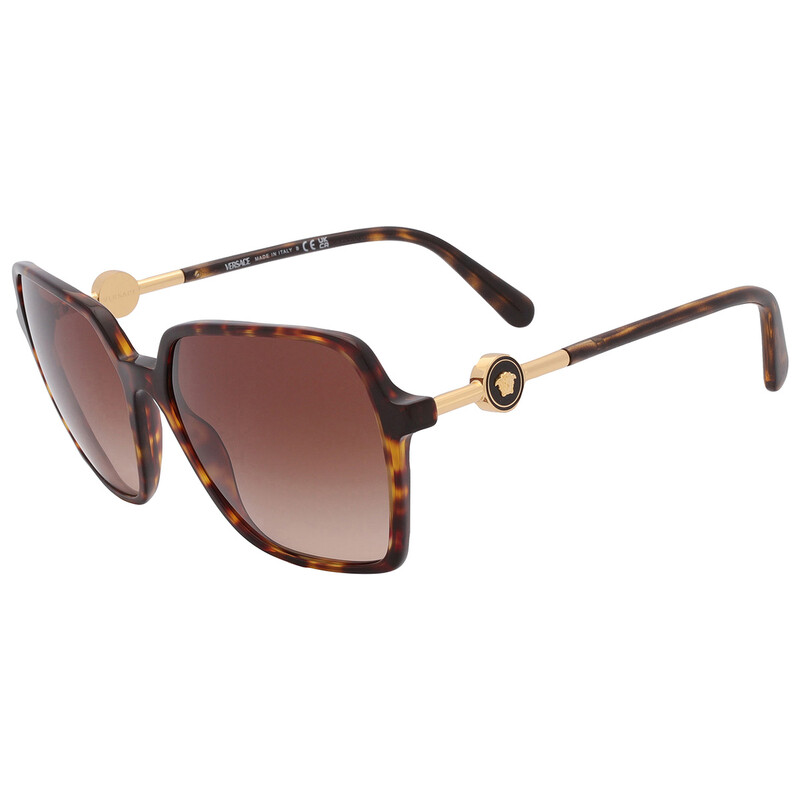 Versace Brown Gradient Square Ladies Sunglasses VE4396 108  display picture 2