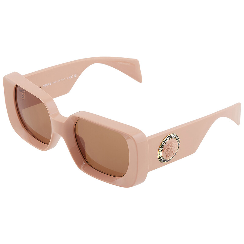 Versace Brown Pearlized Oversized Sunglasses NEED NEW LENSES Amazon.com: Versace VE 4405 533213 Brown Plastic Rectangle  main image 4