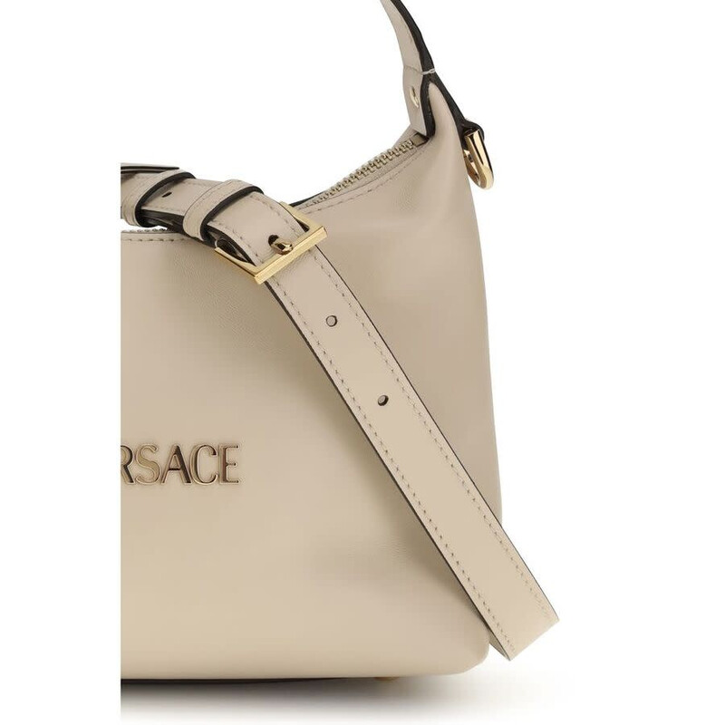 Versace Calf Leather Shoulder Bag — Beige VE10183021A131711YD7VBB
