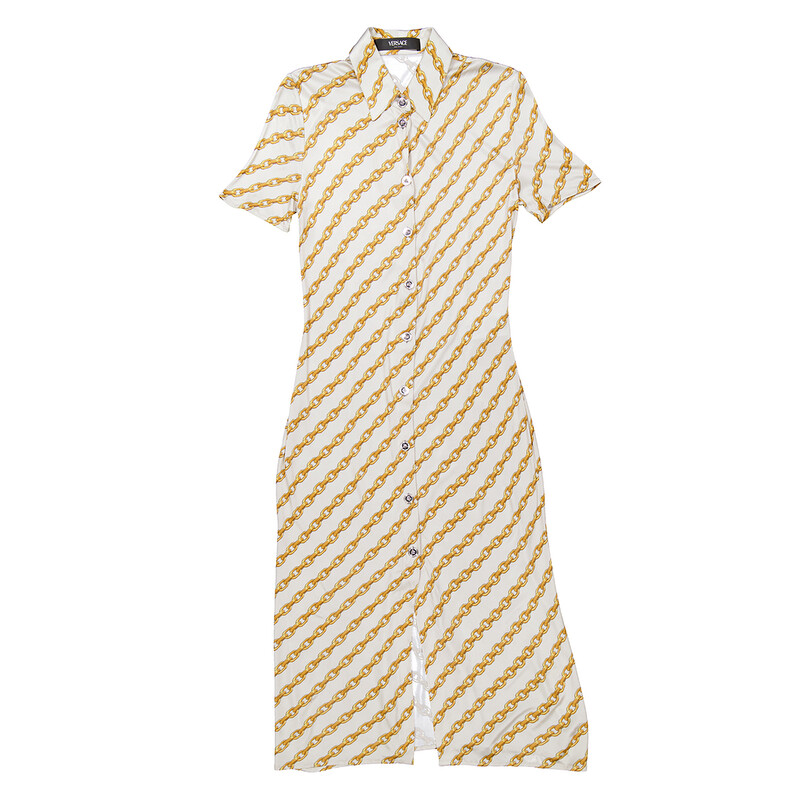 versace dress with gold chains 28 Versace 90s gold chain dresses ideas