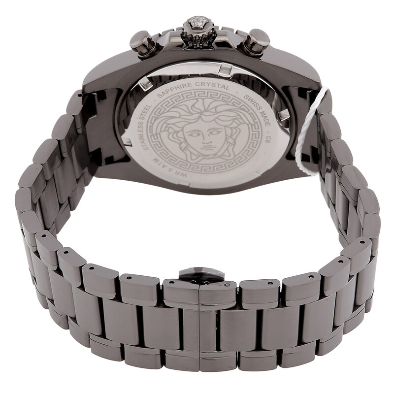 Versace Chrono Chronograph Quartz Green Dial Men's Watch VE9K01224
