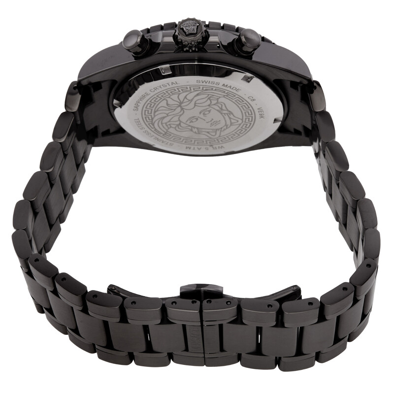 Versace Chrono X Quartz Green Dial Men's Watch VE9K00624