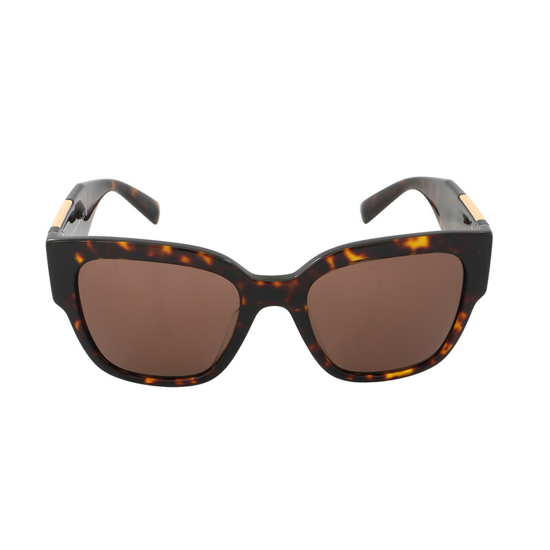 VERSACE Women\'s Brown Rectangle Tortoiseshell Sunglasses With Crystals Versace Sunglasses Frame Only MOD. 4308-B 5119/13 Tortoise  main image 3